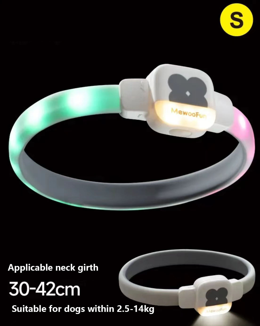 Rechargeable Light Up Dog Collars