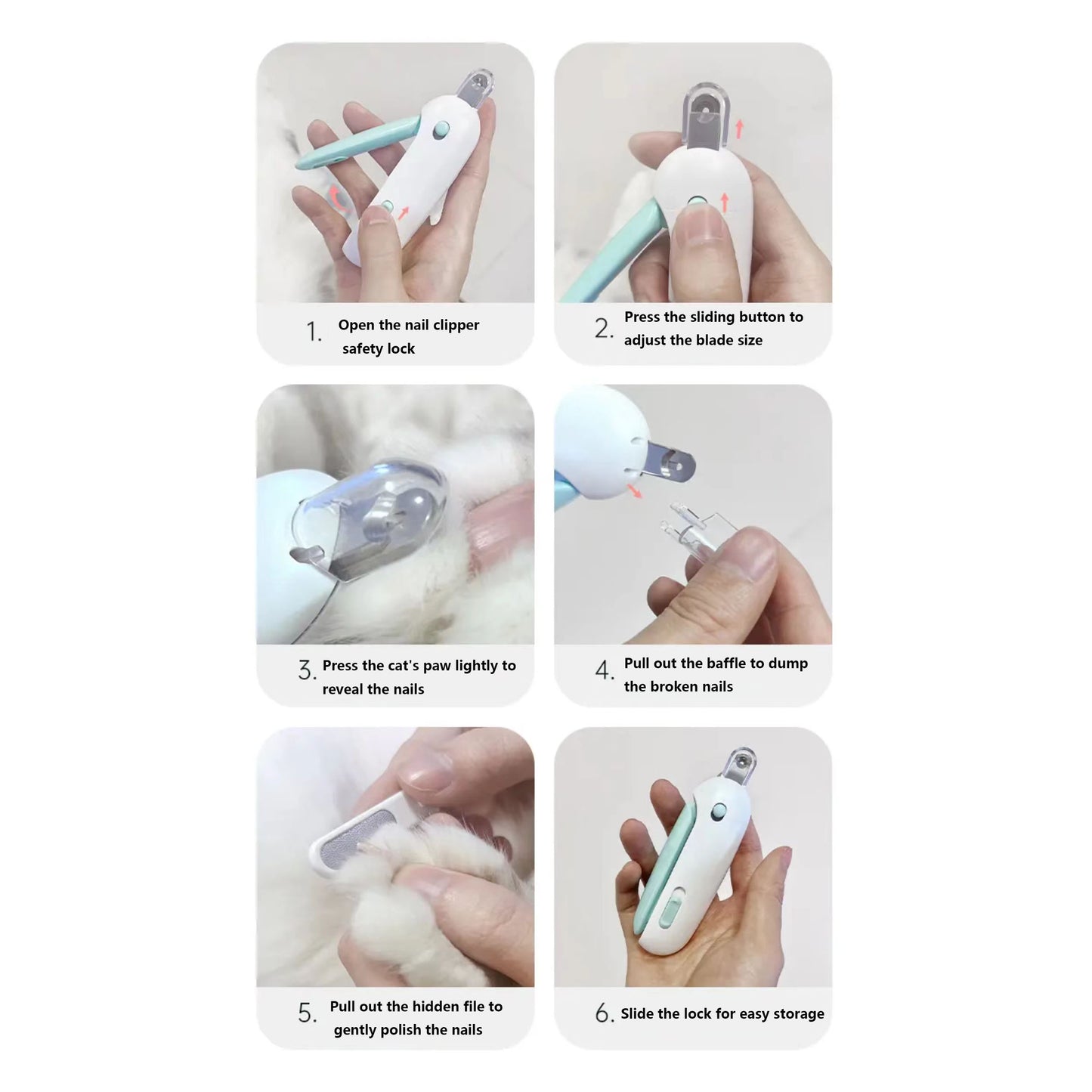 Cat Nail Trimmer Dog Nail Clipper