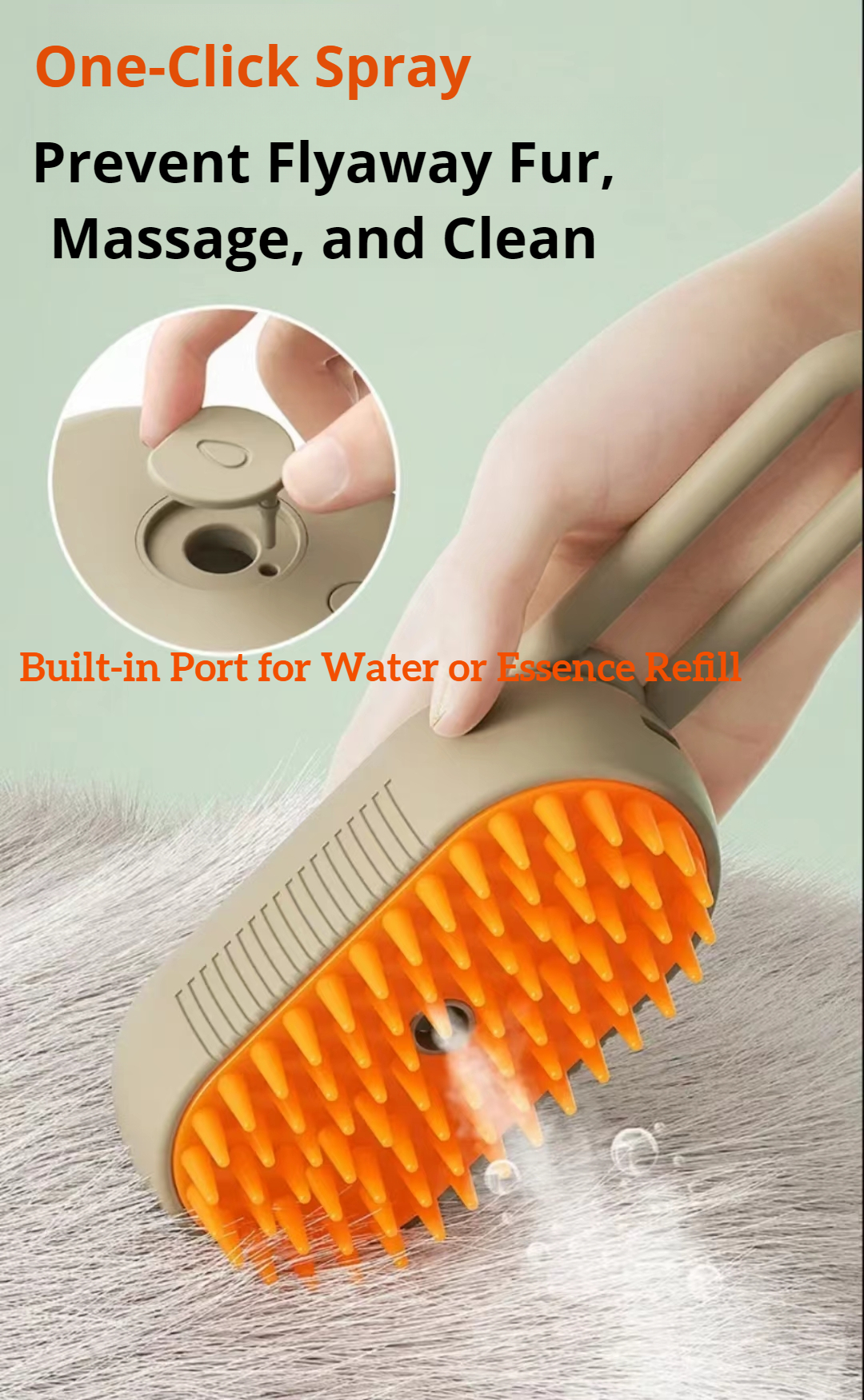 Pet Spray Massage Comb