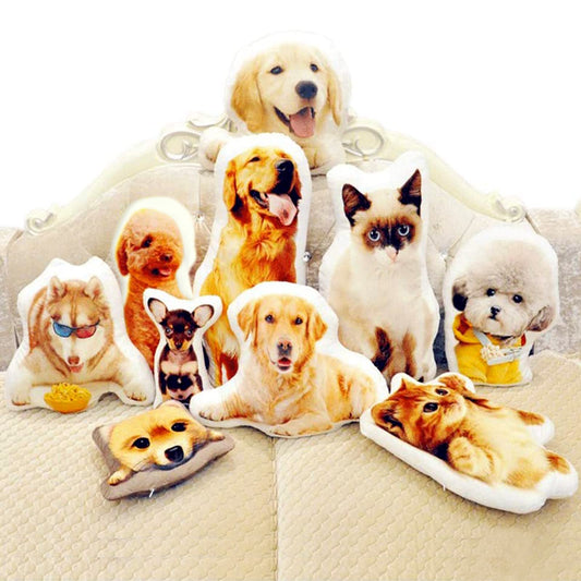 Custom Pet Pillow - Personalized DIY Shaped Pillow with Pet/Food/People - Duplex Printing Customized Lover Gifts for Birthday/Mother's/Father's/Christmas/Thanksgiving Day