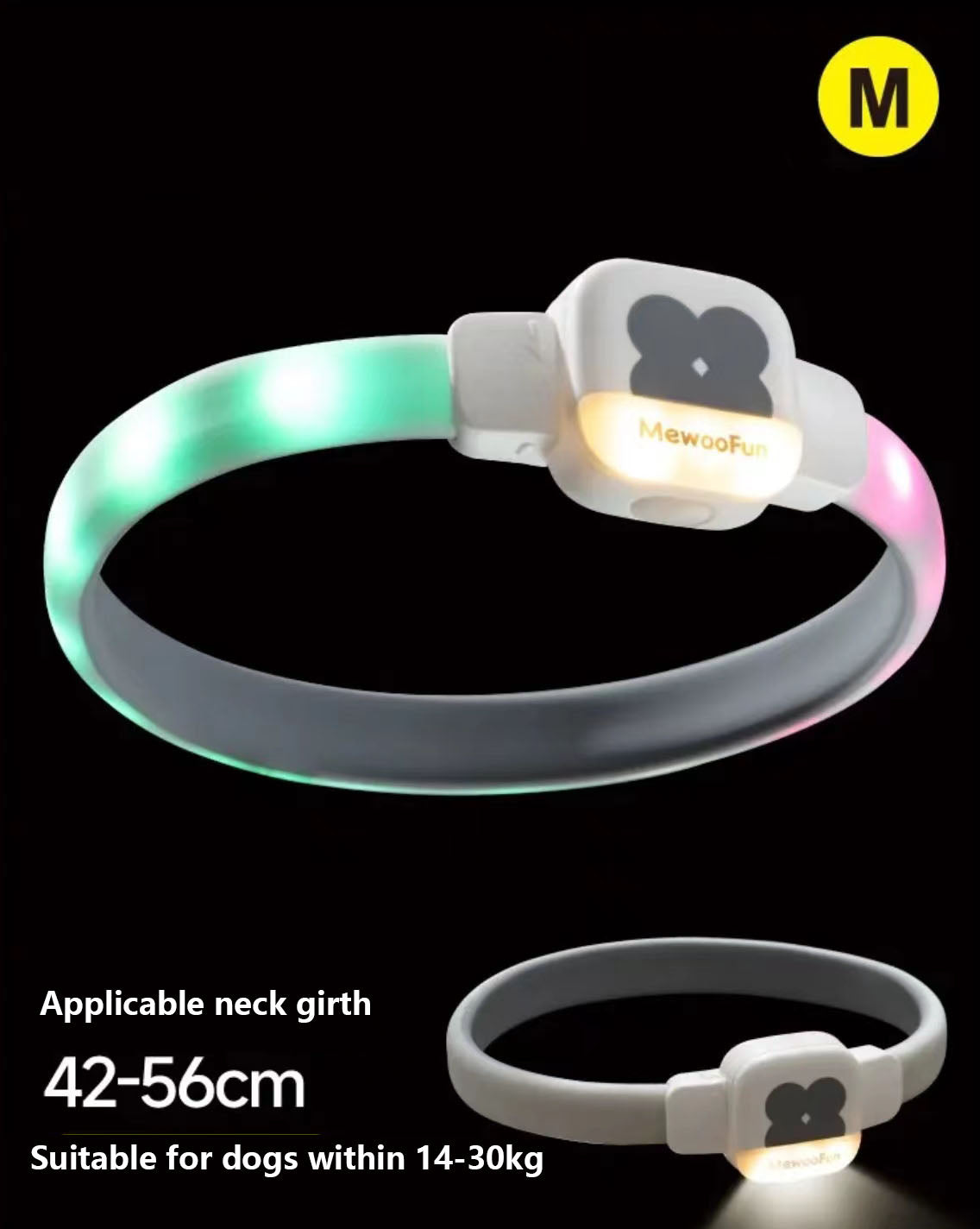 Rechargeable Light Up Dog Collars