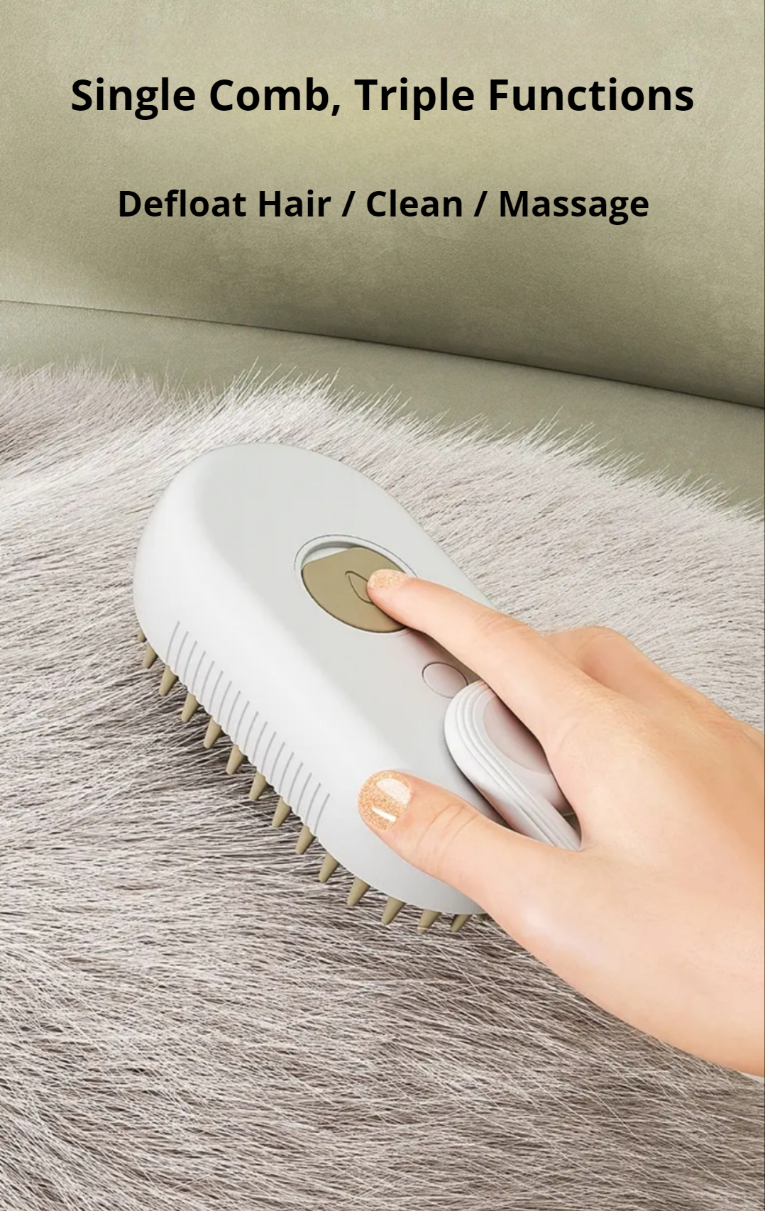 Pet Spray Massage Comb