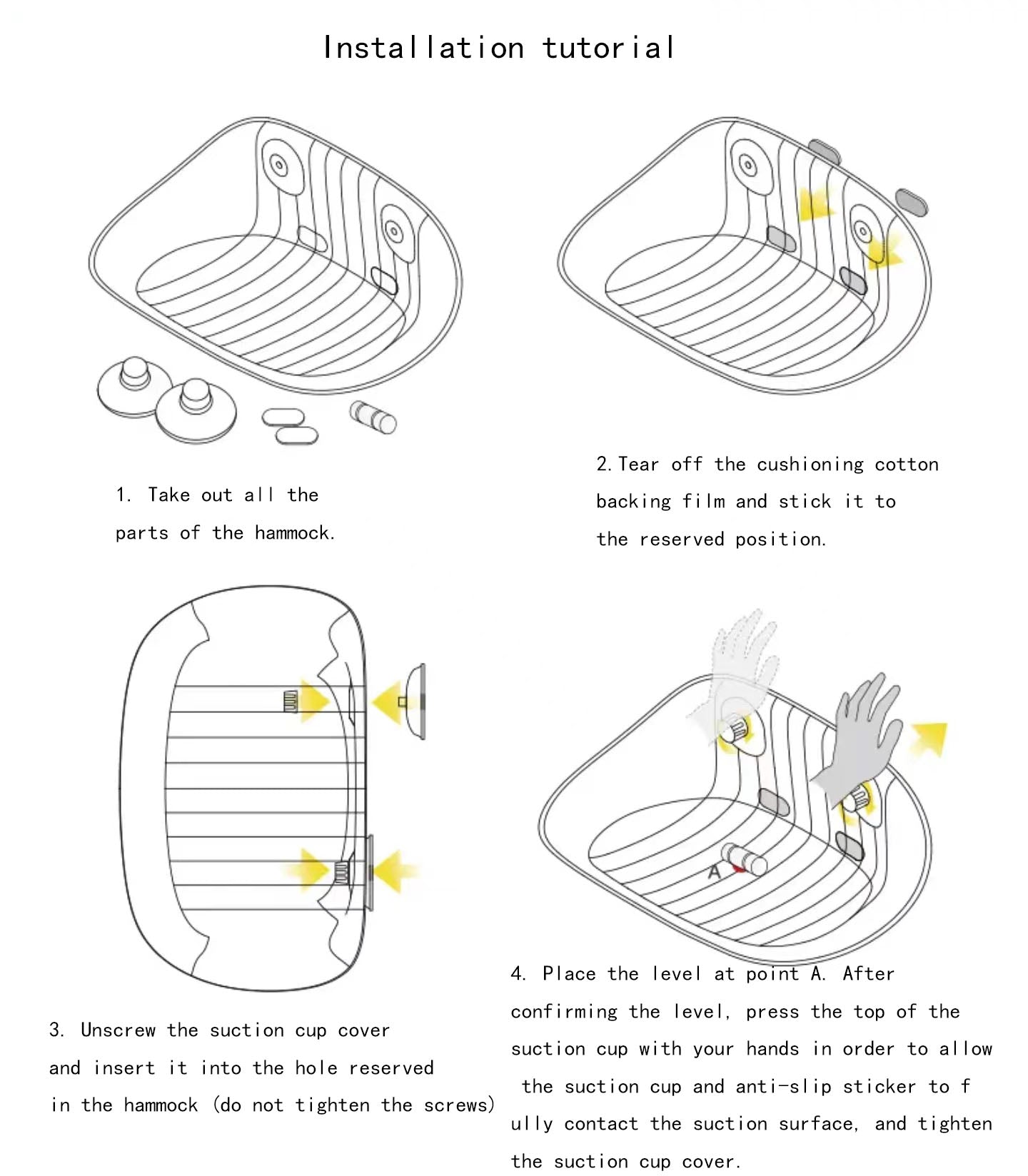 Transparent Cat Window Perch,ABS Material